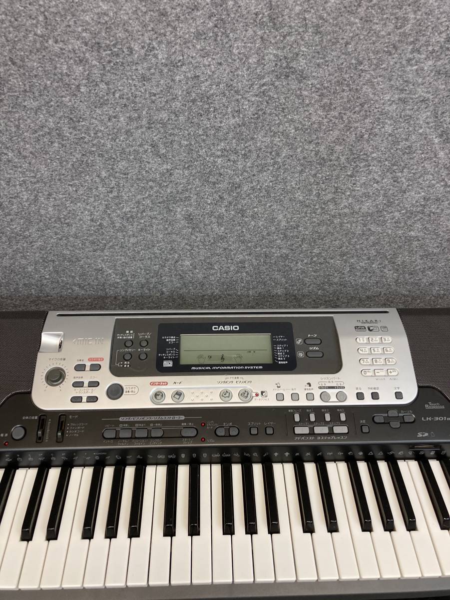 CASIO 　キーボード 　LK-301BB_画像2