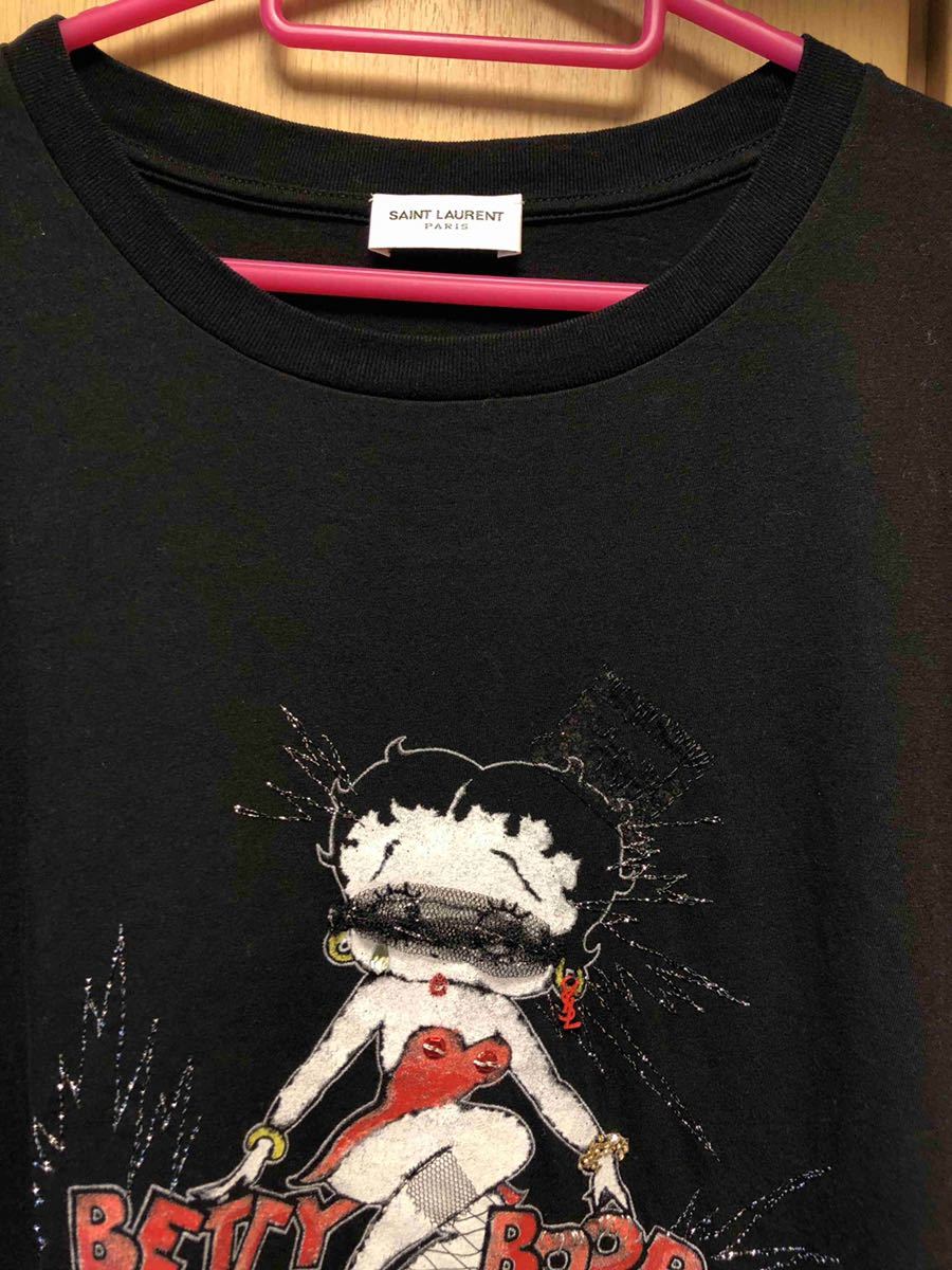 正規 18SS SAINT LAURENT PARIS サンローラン パリ BETTY BOOP