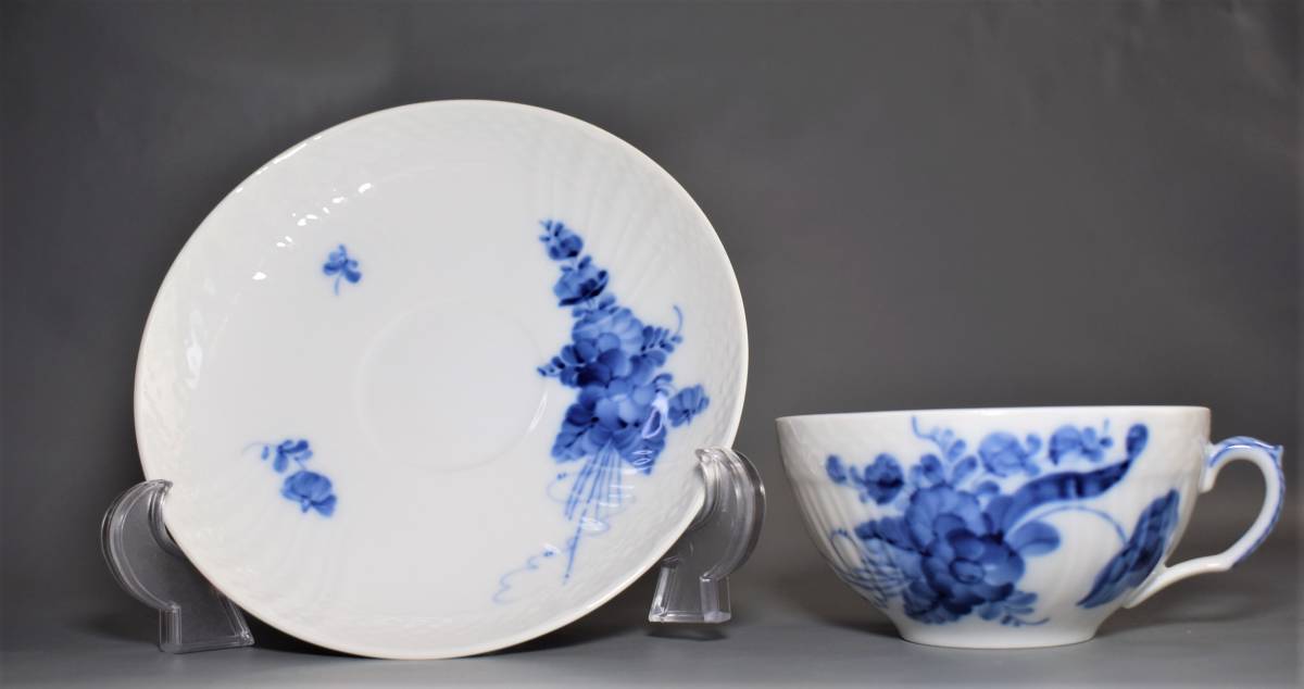 Nordic Denmark　Royal Copenhagen　blue flower curve　ブルーフラワー カーブ　tea cup＆saucer　北欧　食器　ロイヤルコペンハーゲン_画像3