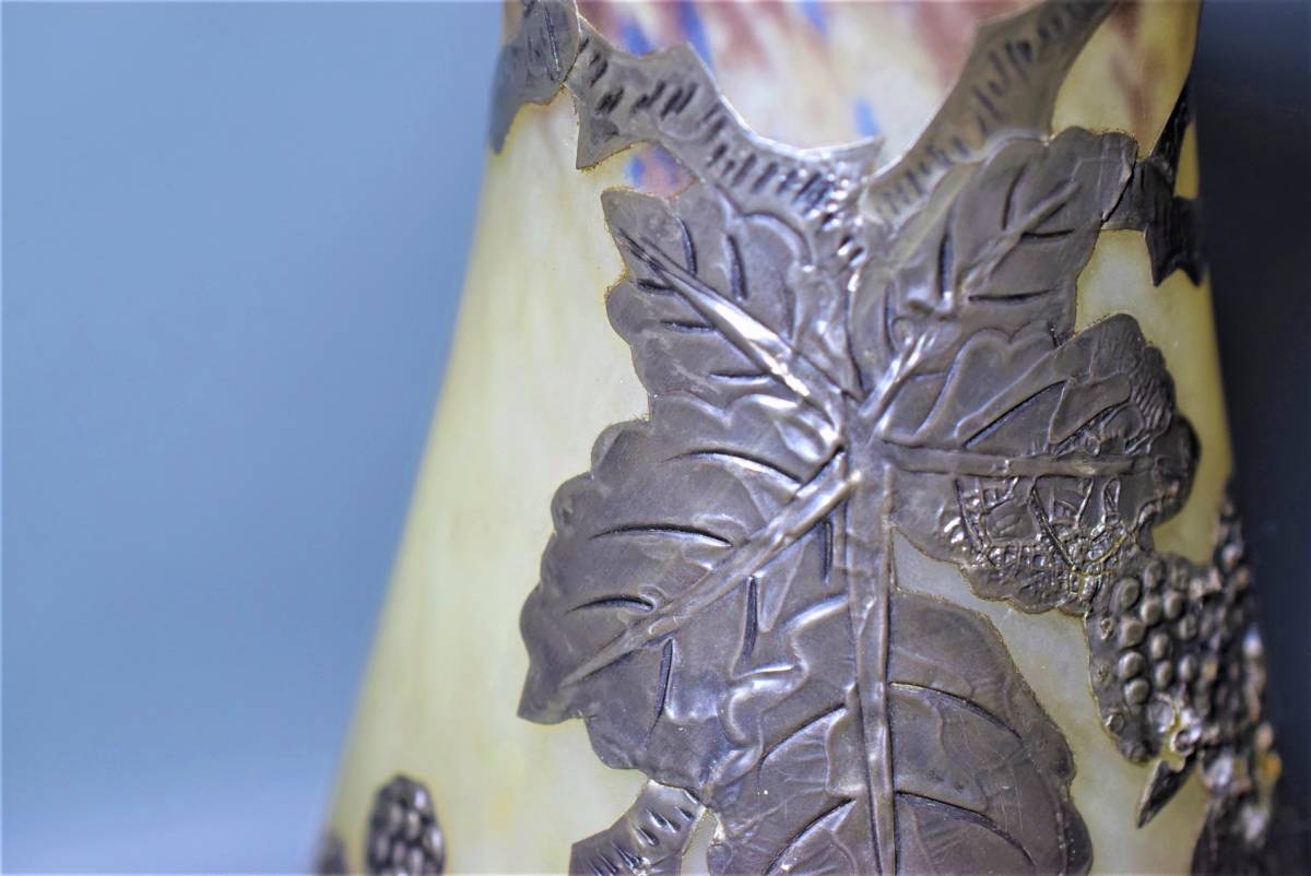 Muller Freres Luneville ミューラー兄弟 花瓶 壷 西洋アンティーク 壺