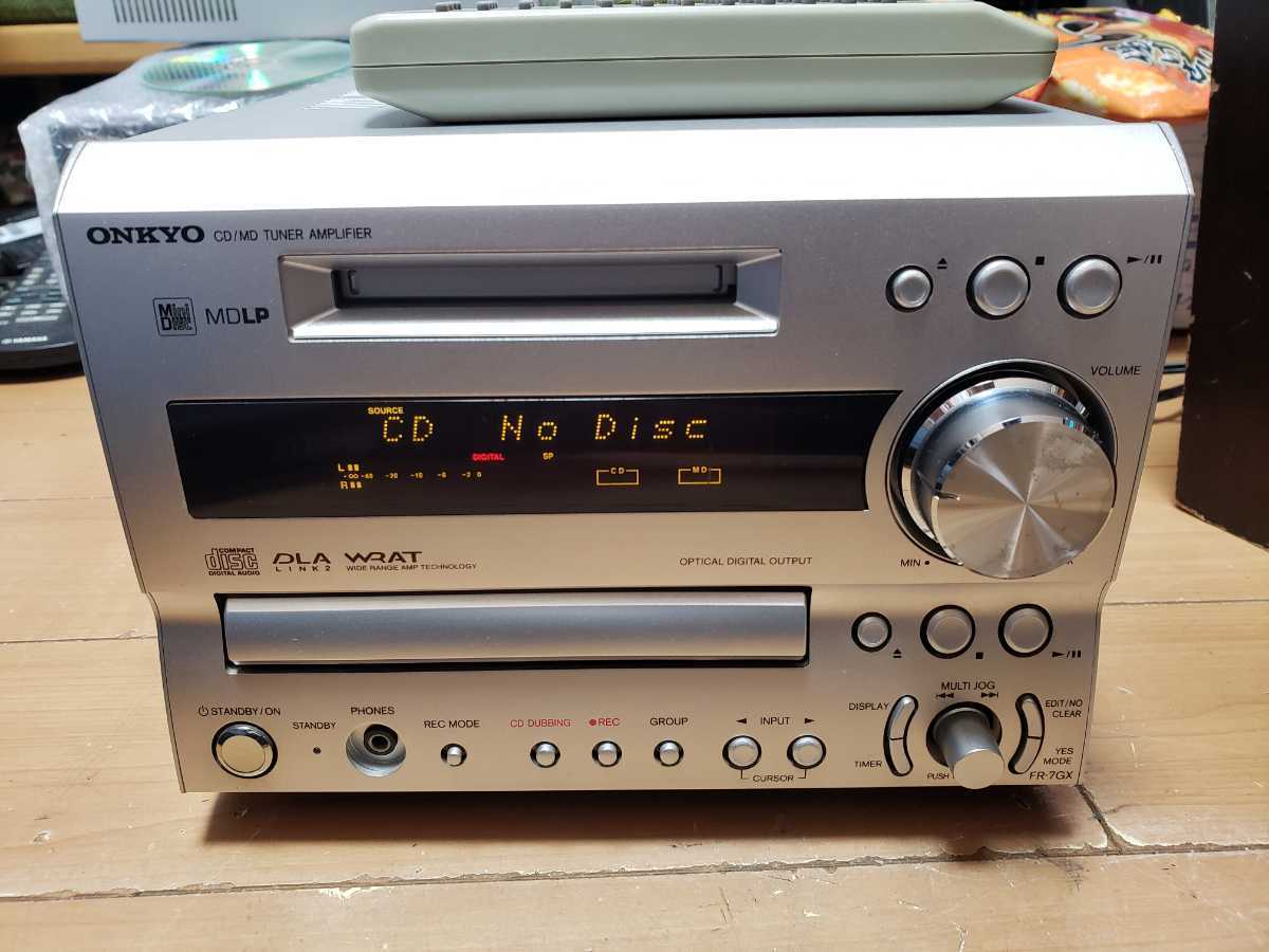 ONKYO CD/MDコンポ FR-7GX リモコン付き ジャンク | JChere雅虎拍卖代购