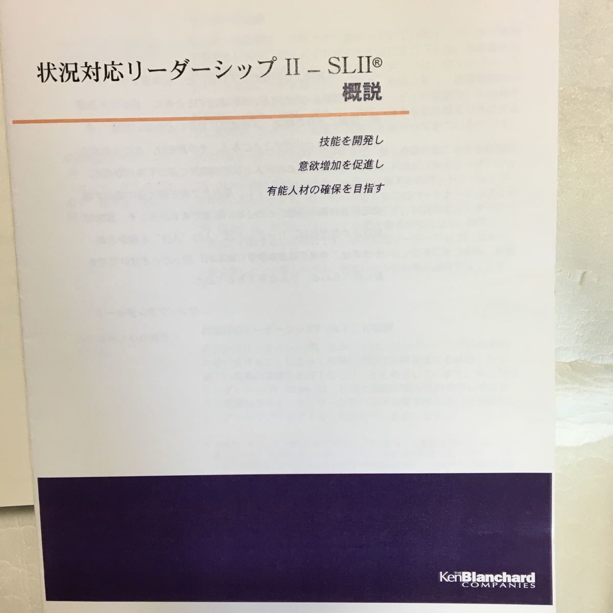 状況対応型リーダーシップ2 シチュエーショナルリーダーシップII