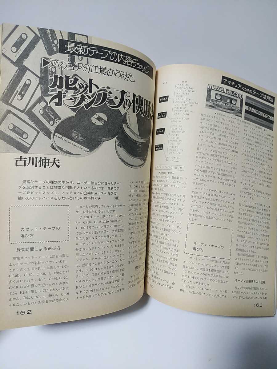 ラジオ技術　1975年11月号　座談会/生ロクの魅力を探る　ポータブル・ミクサの製作　生ロク用機器マイク・テレコ・テープの選び方_画像7