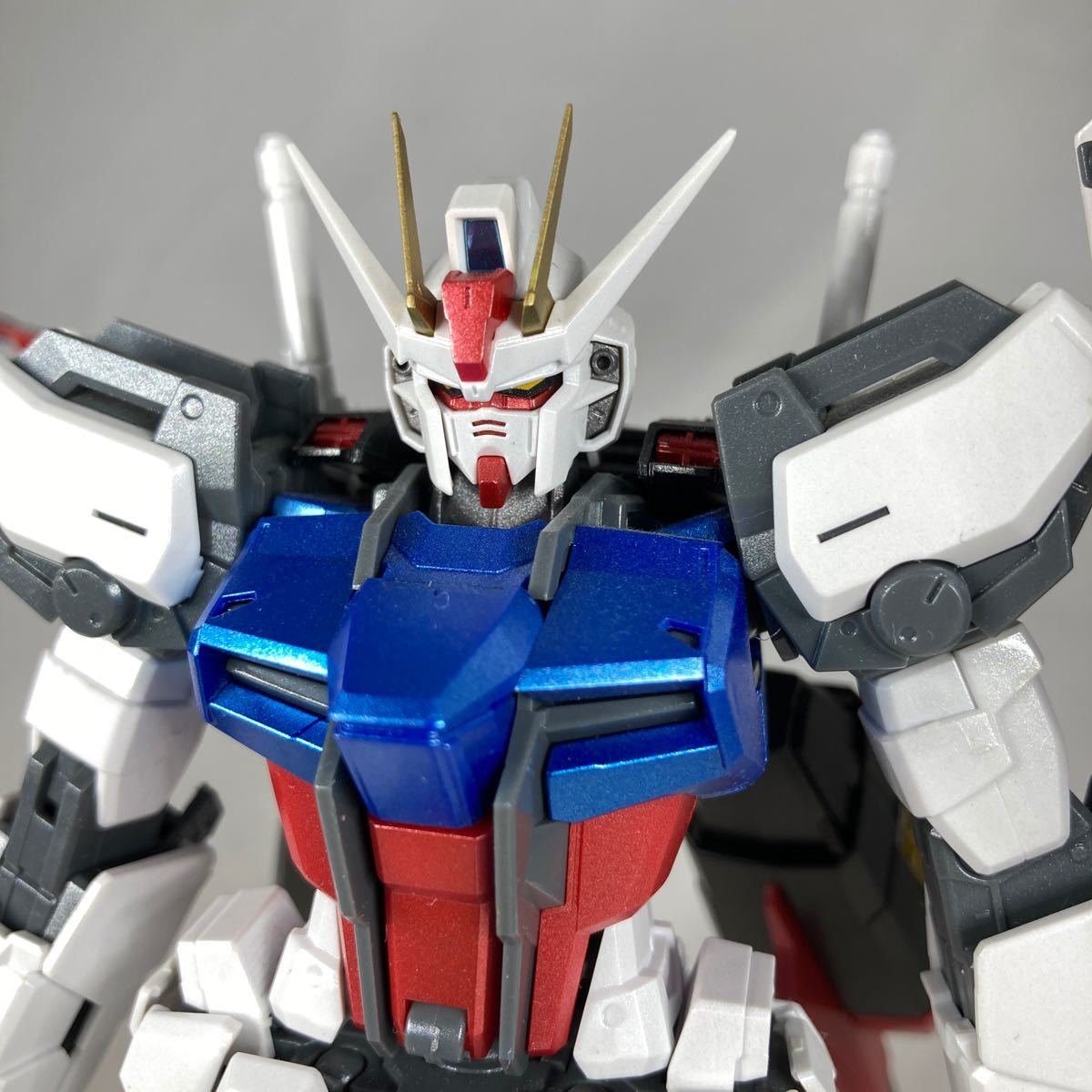 ガンプラ MG 1/100 エールストライクガンダムVer.RM メタリック塗装済み完成品