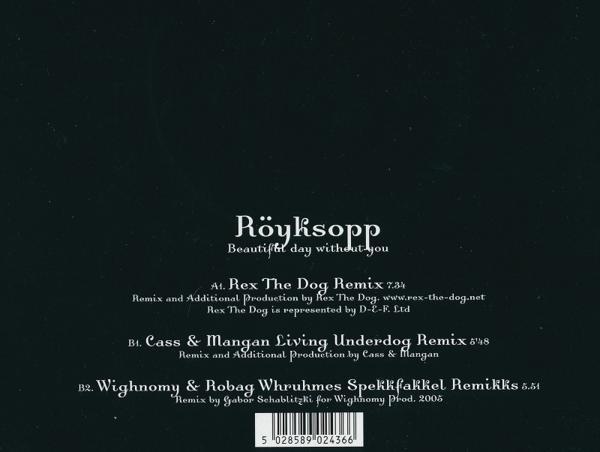 Royksopp/Beautiful Day Without You/EU盤/新品12インチ!!_画像3