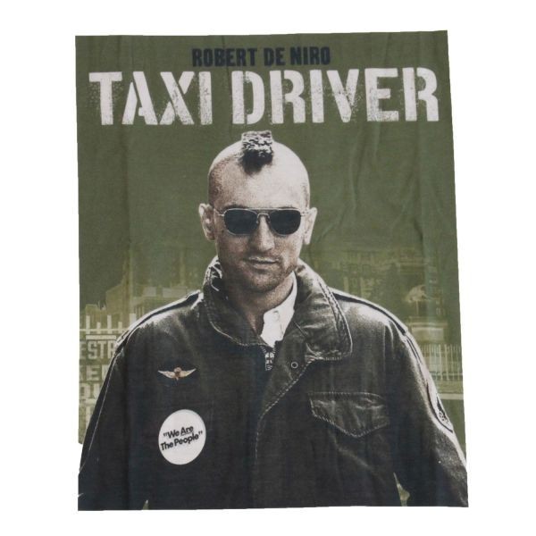 映画Tシャツ タクシードライバー モヒカン ロバートデニーロ ストリート系 デザイン おもしろTシャツ メンズ 半袖 tsr0679-wht-m