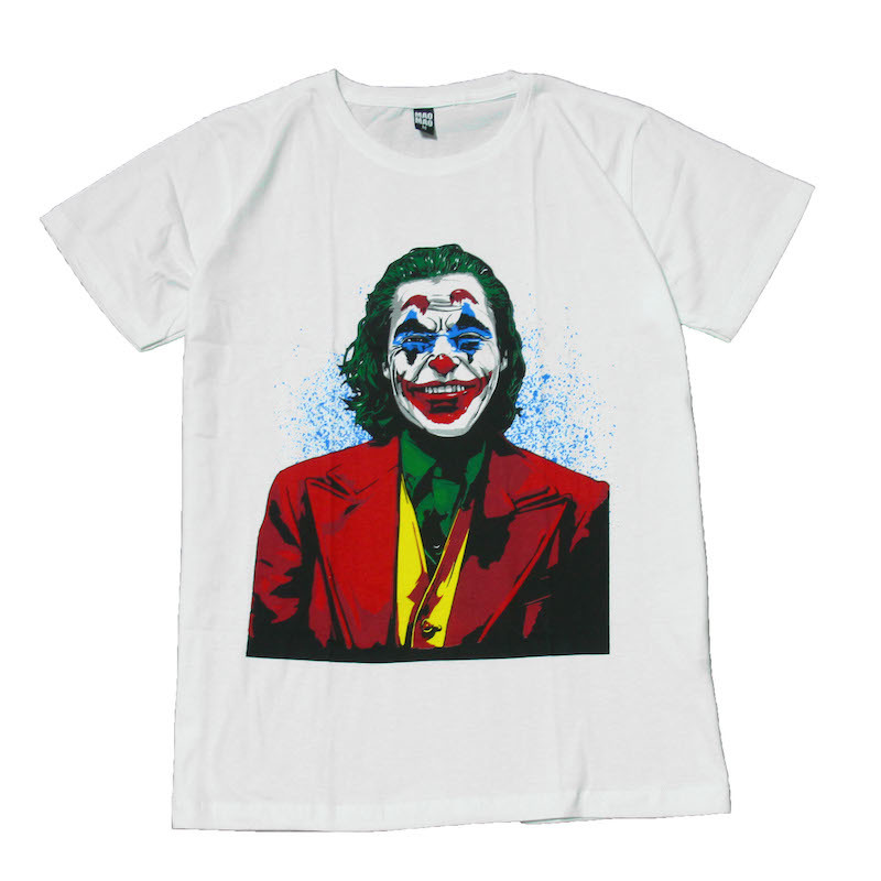 ジョーカー JOKER 映画 ホアキン・フェニックス ストリート系 デザインTシャツ おもしろTシャツ メンズ 半袖★tsr0493-wht-l_画像1
