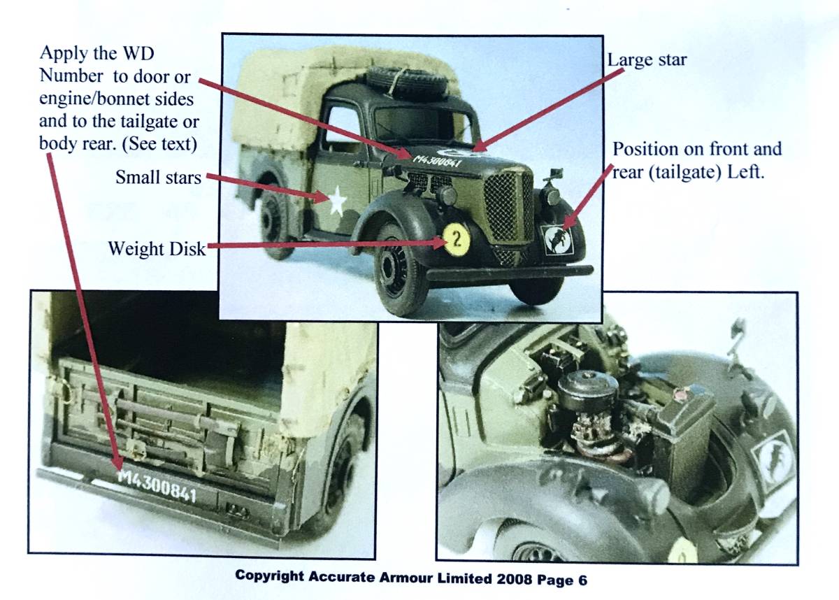 ■ Accurate Armpur アキュリット アーマー 【希少】 1/35 Hillman Filly 4x2 Utility Truck ヒルマン フィリー トラック K157_画像8