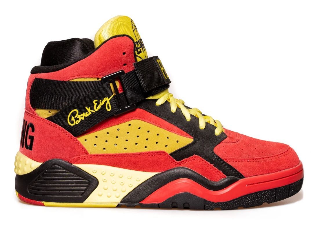  domestic not yet sale [us9] EWING Patrick You wing FOCUS Focus USA regular goods bashuNBA sneakers 27cm Old school red yellow color 