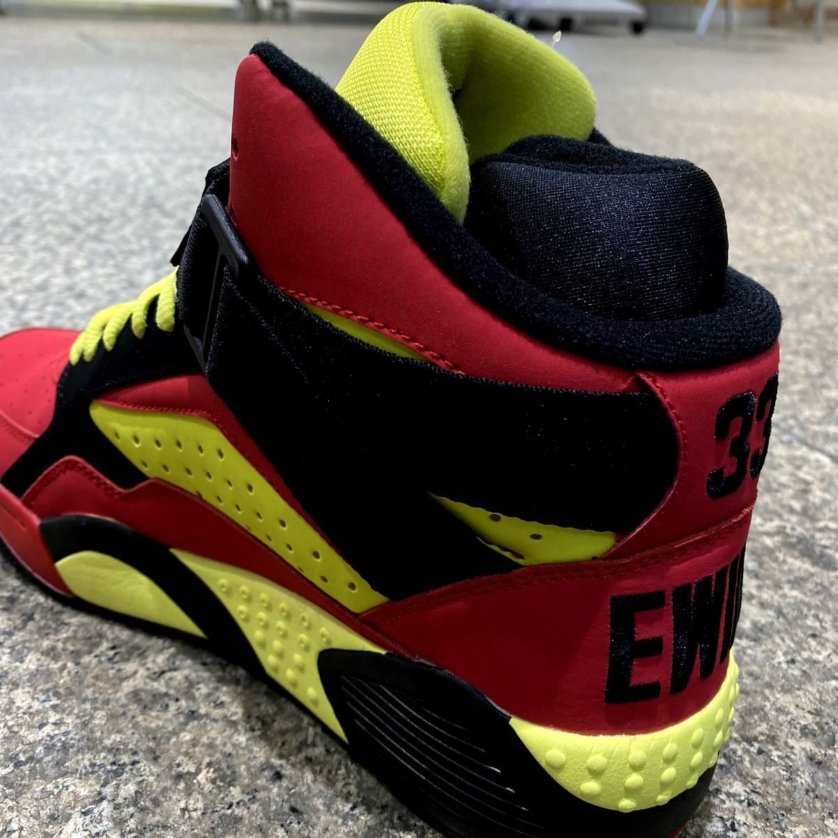  domestic not yet sale [us9] EWING Patrick You wing FOCUS Focus USA regular goods bashuNBA sneakers 27cm Old school red yellow color 