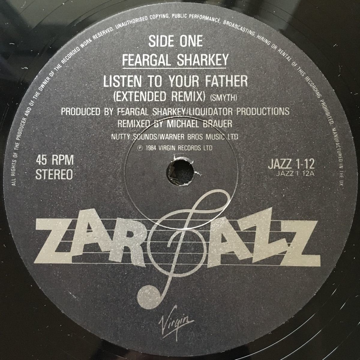 12inch FEARGAL SHARKEY / LISTEN TO YOUR FATHER_画像7