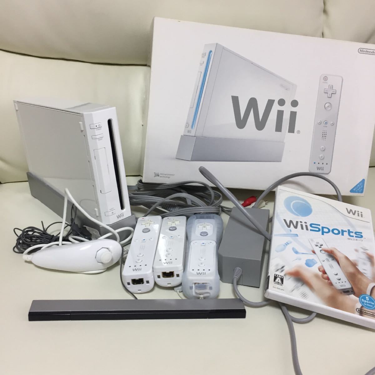 wii セット 練習ソフト&リモコン2個付き