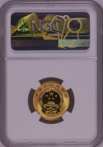 NGC PF70 最高鑑定 2016中国吉祥文化親子8グラム金貨 コイン 硬貨_画像2