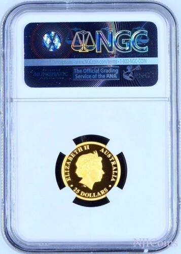 2017年オーストラリアKOALA 1/4 OZ $ 25 金貨 プルーフ COIN NGC PF70 最高鑑定 AUSTRALIA 1000年造幣 硬貨_画像2