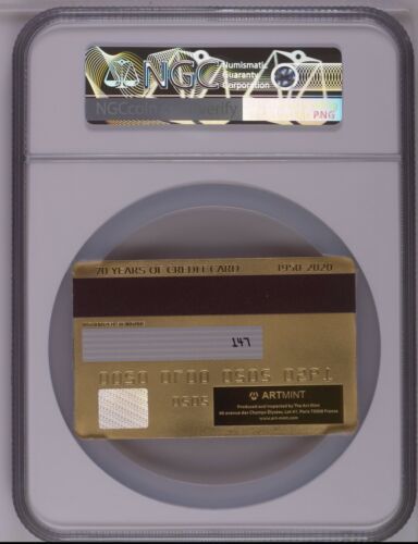 NGC PF69 credit card ..70 anniversary commemoration 2020 gold coin EDITION 1.5 ounce pure silver coin coin 