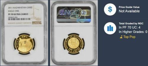 ka The f Stan ton ge2011 500 EAGLE OWL / 1 diamond PF70 highest judgment UC watt 1/4 ounce proof gold coin coin coin 