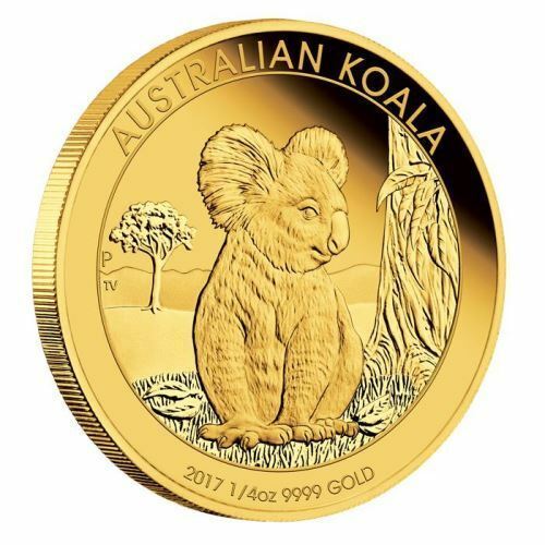 2017年オーストラリアKOALA 1/4 OZ $ 25 金貨 プルーフ COIN NGC PF70 最高鑑定 AUSTRALIA 1000年造幣 硬貨_画像4