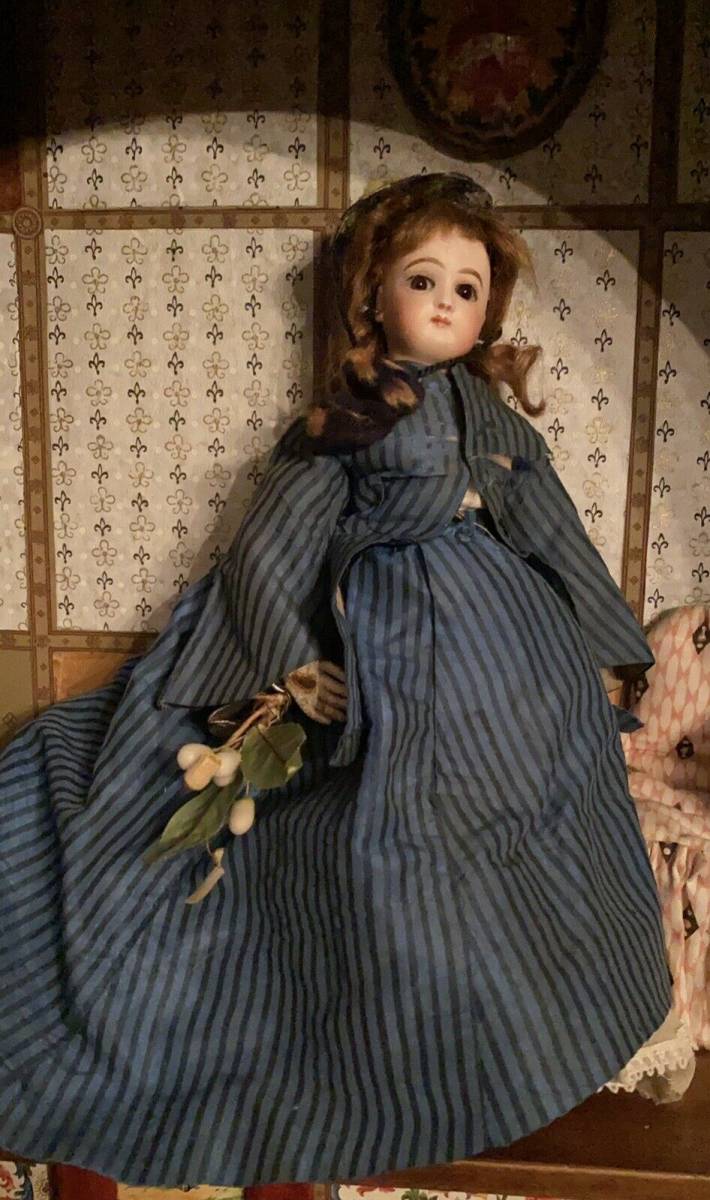 アンティーク ビスクドール ゴーチェ オリジナル Gauthier 27㎝ ファッションドール　革ボディ フランス人形
