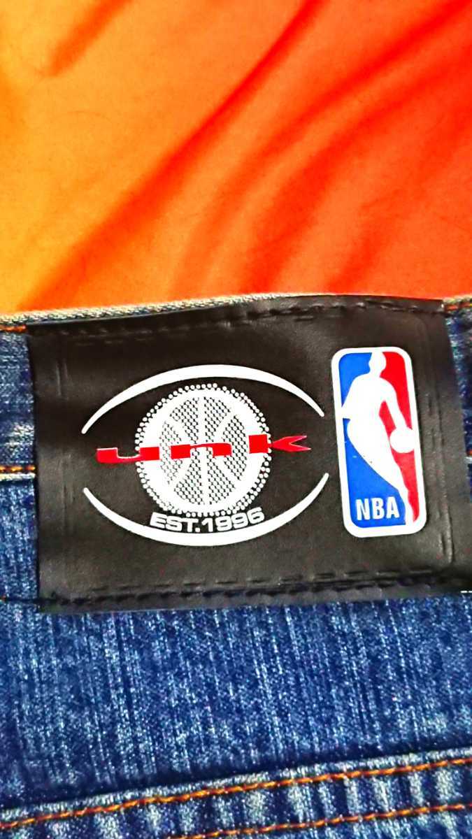 NBA,EST,1996, indigo Denim team embroidery badge, all team, rare jeans W38
