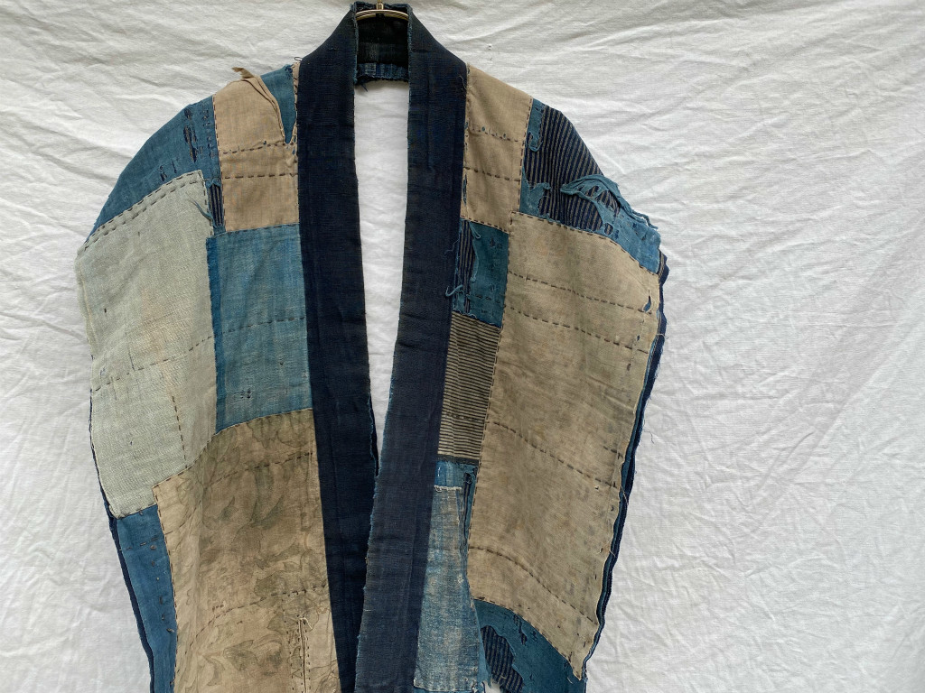 明治時代の藍木綿で創った変形ベスト | businessicb.com.br