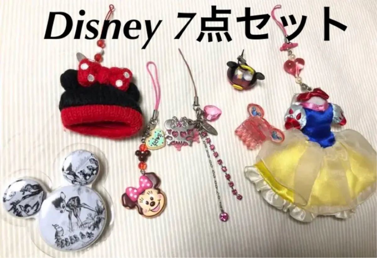 Paypayフリマ Disney ディズニーストラップ 缶バッジ ヘアピン 7点セット ミッキー 白雪姫 ミニー Paypayフリマ Disney ディズニーストラップ 缶バッジ ヘアピン 7点セット ミッキー 白雪姫 ミニー