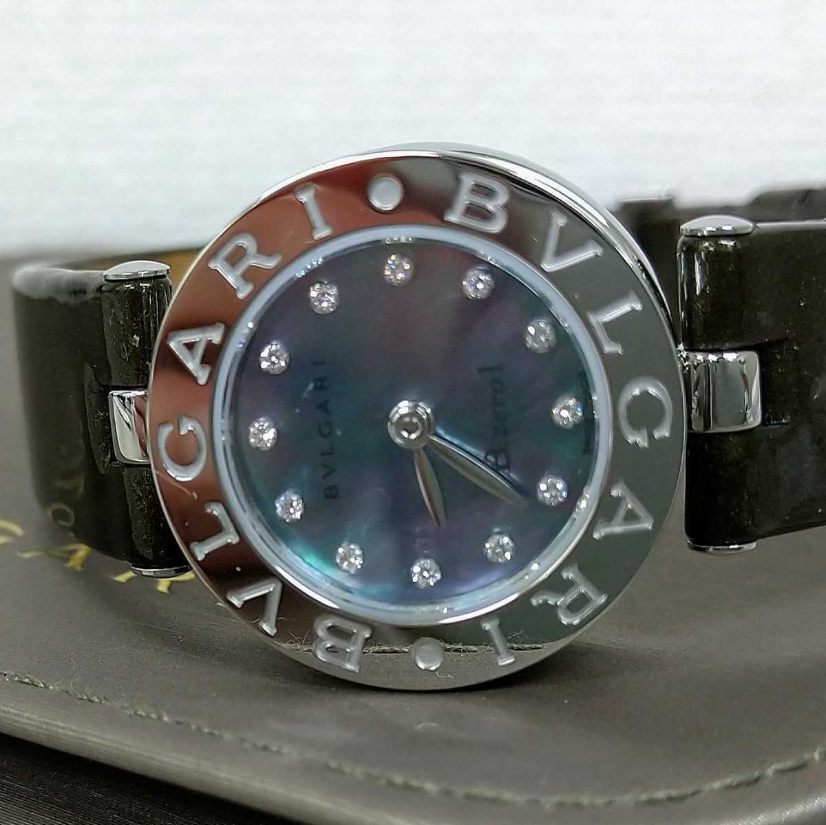 【国産】 腕時計 レディース B.zero1 ブルガリ 中古 クウォーツ 保証書付 BZ22S ビーゼロワン