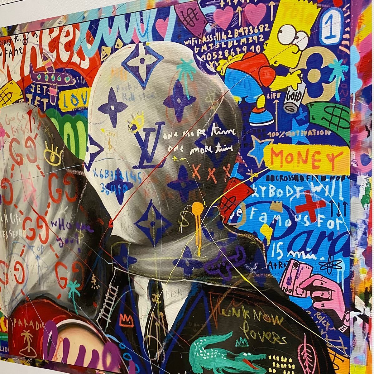 Paypayフリマ ルネ マグリット パロディー アート インテリア ブランドロゴ Paypayフリマ ルネ マグリット パロディー アート インテリア ブランドロゴ