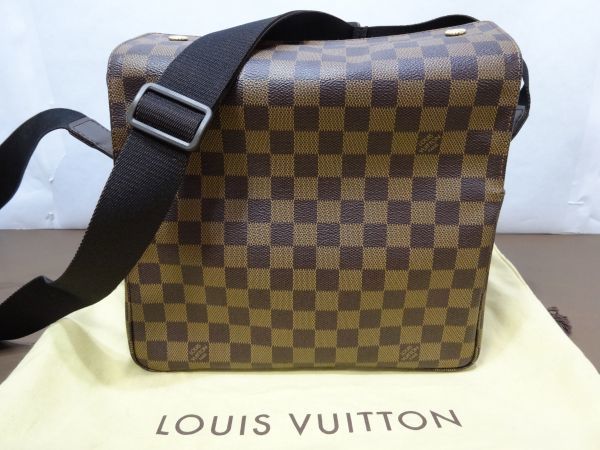 極美品　LOUIS VUITTON/ルイヴィトン　ナヴィグリオ　ショルダーバッグ　メッセンジャー ダミエ　36I_画像1