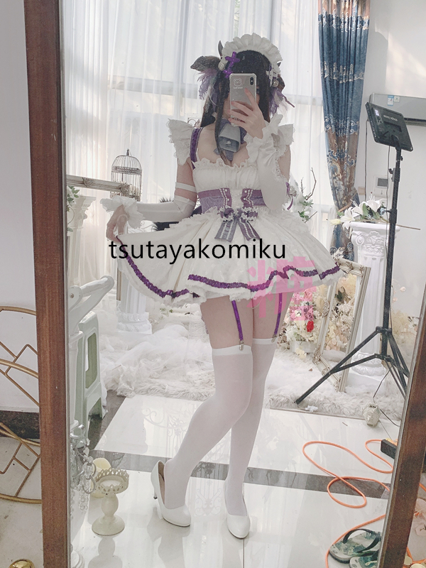 高品質 新作 Azur Lane アズールレーン 樫野 同人 メイド服 コスプレ