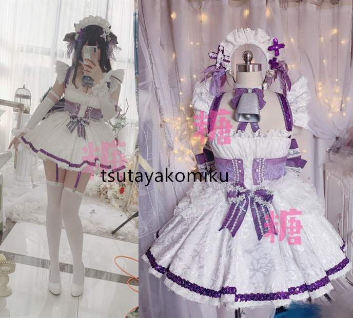 高品質 新作 Azur Lane アズールレーン 樫野 同人 メイド服 コスプレ