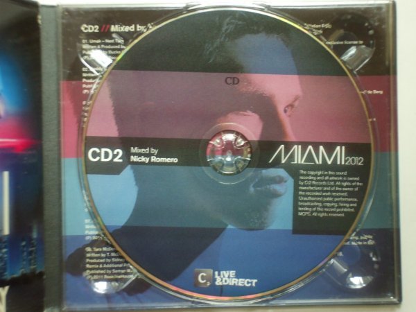 即決○MIX-CD / Miami 2012 mixed by MYNC・Nicky Romero○EDM・Afrojack・Hardwell・Umek○2,500円以上の落札で送料無料!!_画像4