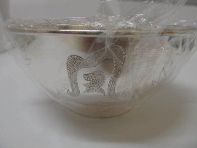 * unused goods China original silver made silver cup silver . silver vessel 112.72g box attaching silver dragon phoenix /3809SE