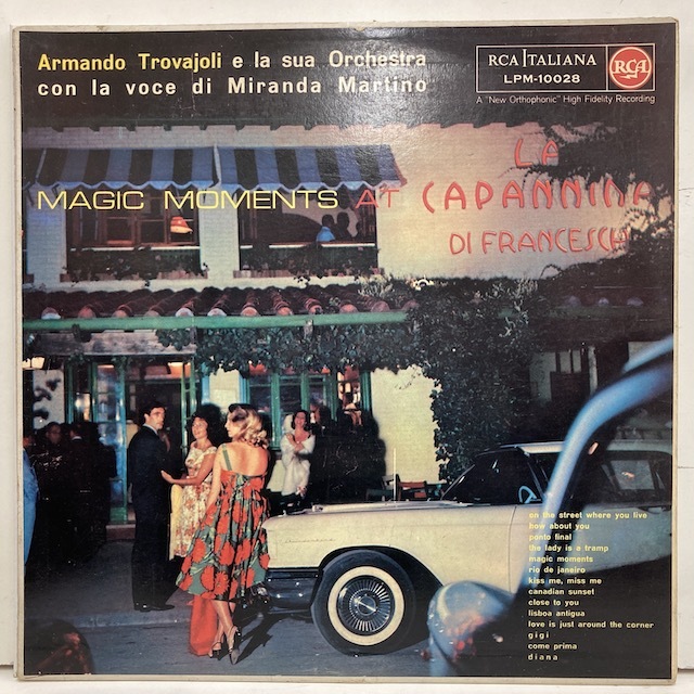 □即決 Armando Trovajoli / Magic Moments イタリア・オリジナル DG MONO-