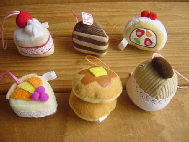 #Ewi26FHga- Lee стиль Sweets Mascots все 6 вид кекс эмблема * система сервис *200 иен =004609_c