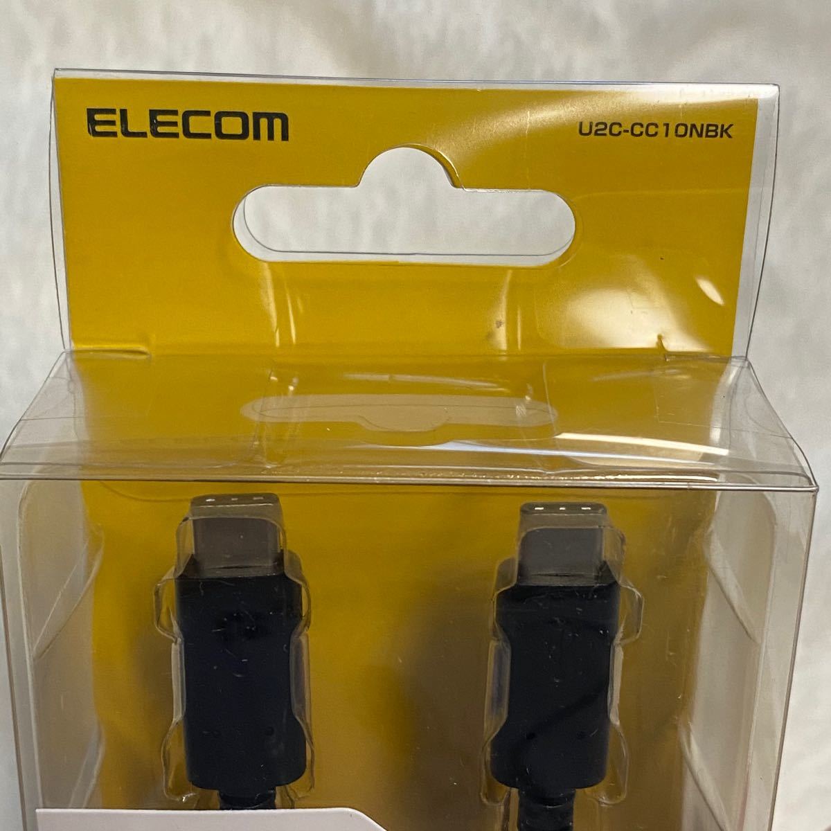 エレコム USBケーブル TypeC 1.0m USB2.0認証品 3Aブラック ELECOM U2C-CC10NBK