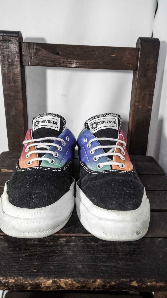 CONVERSE SKIDGRIP REPAIR MULTI 08s コンバース スキッドグリップ マルチカラー アシンメトリー 100周年モデル　ビンテージ 復刻_画像2