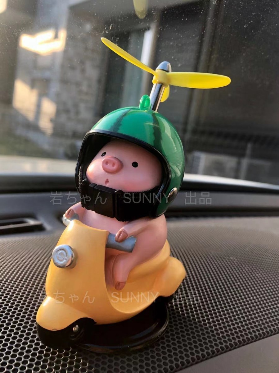 Paypayフリマ スクーターバイク ブタ 車 ダッシュボードアクセサリー 文鎮置き物 Paypayフリマ スクーターバイク ブタ 車 ダッシュボードアクセサリー 文鎮置き物