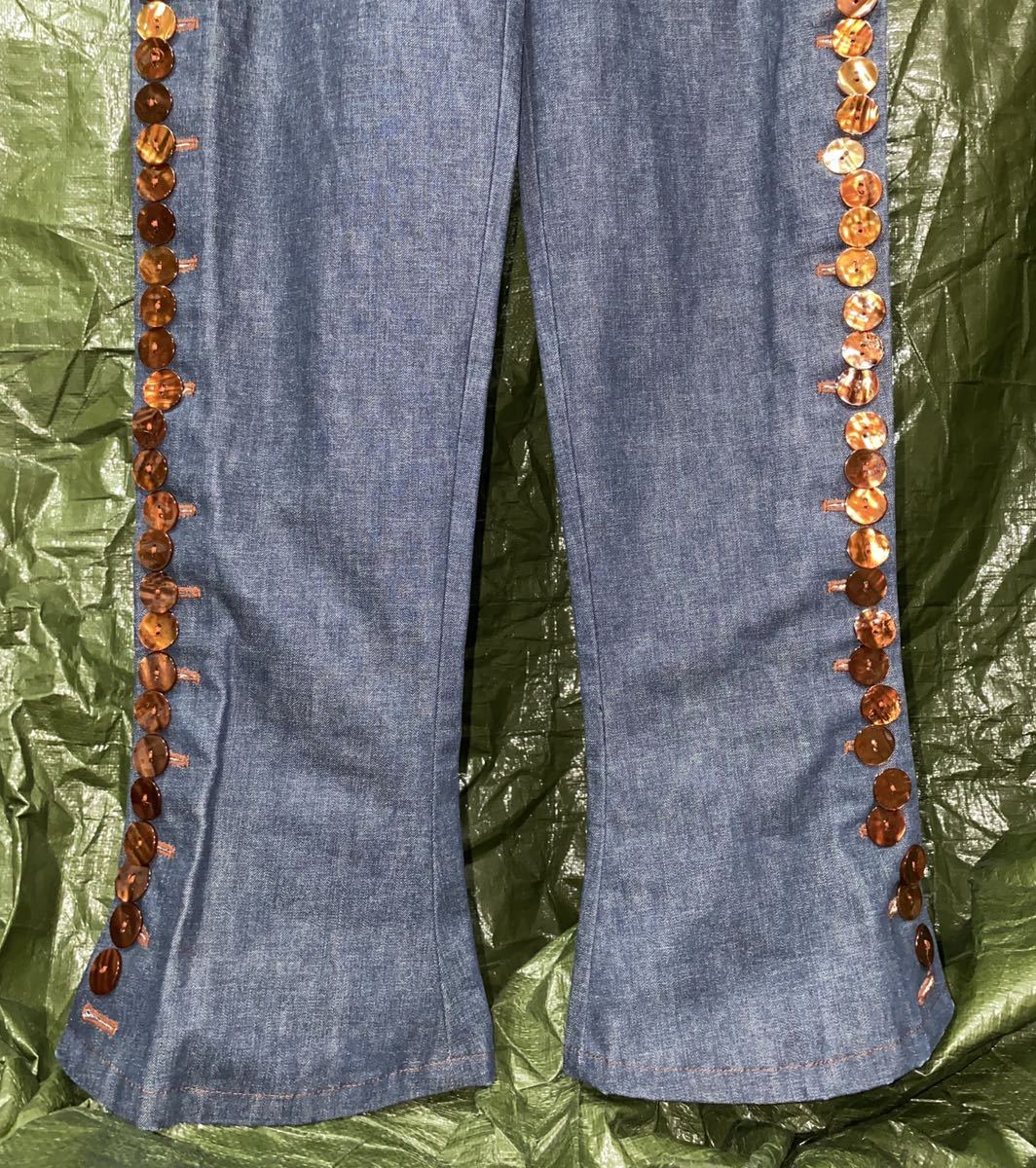 2000s JEAN PAUL GAULTIER BUTTON UP DENIM TROUSERS ジャンポールゴルチエ　イタリア製　デニム　パンツ_画像5