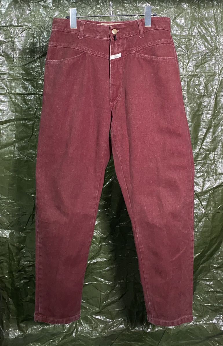 1980s MARITHE FRANCOIS GIRBAUD BALLOON JEANS CLOSED イタリア製 