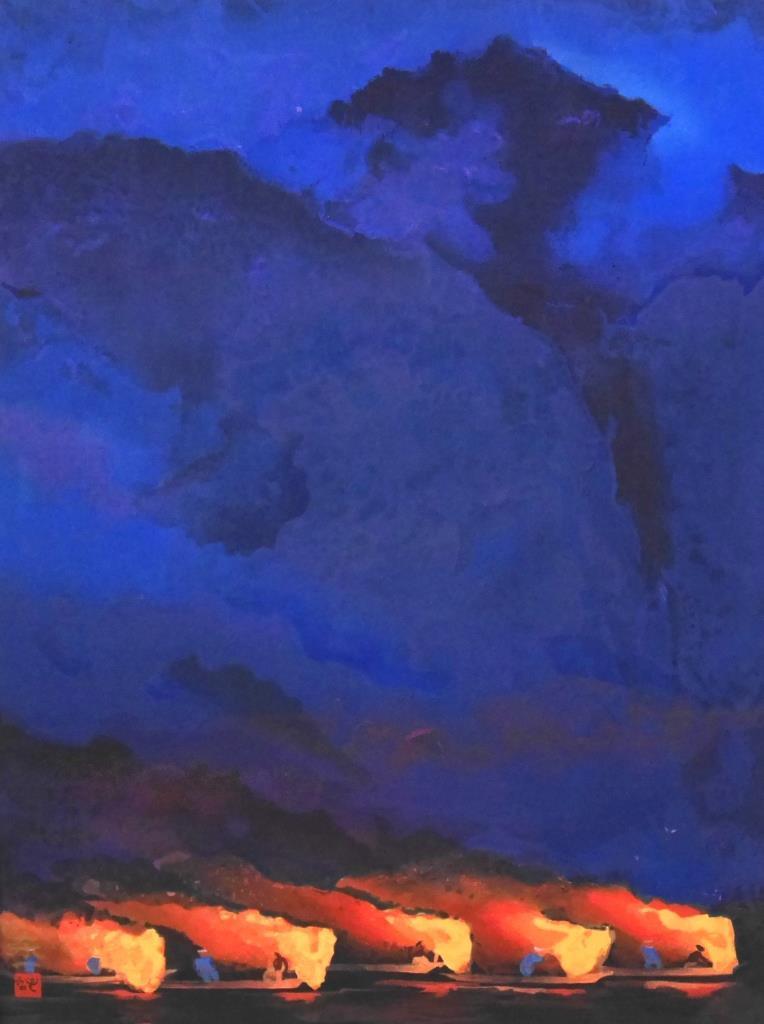 予約販売】本 加藤東一氏リトグラフ「総がらみ」 絵画/タペストリ