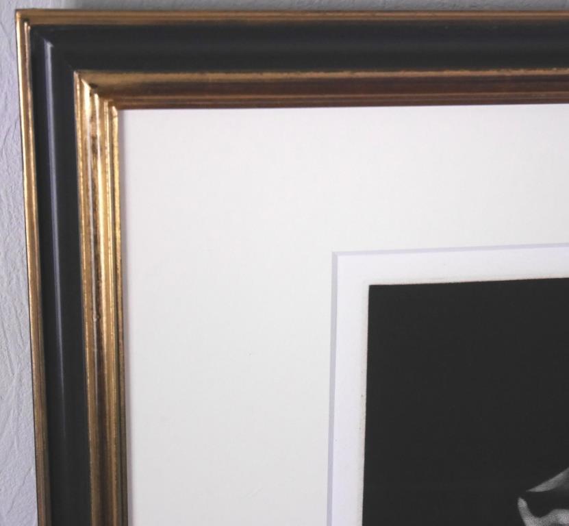 マリオ・アバチ『冬ラヴィアンローズ』◆銅版画◆直筆サイン有◆フィレンツェ国際版画展金賞！人気作家！額装_画像5