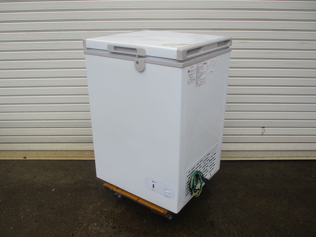 y1610-51　シェルパ㈱　冷凍ストッカー　98L JCMC-98-OR　2013年製　 W584×D560×H850　店舗用品　中古　厨房