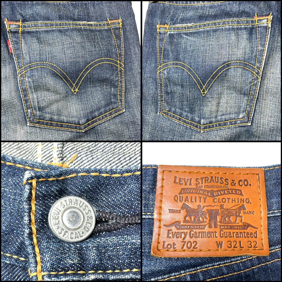 Levi's リーバイス 702 ストレート W32 Lサイズ 84cm_画像10