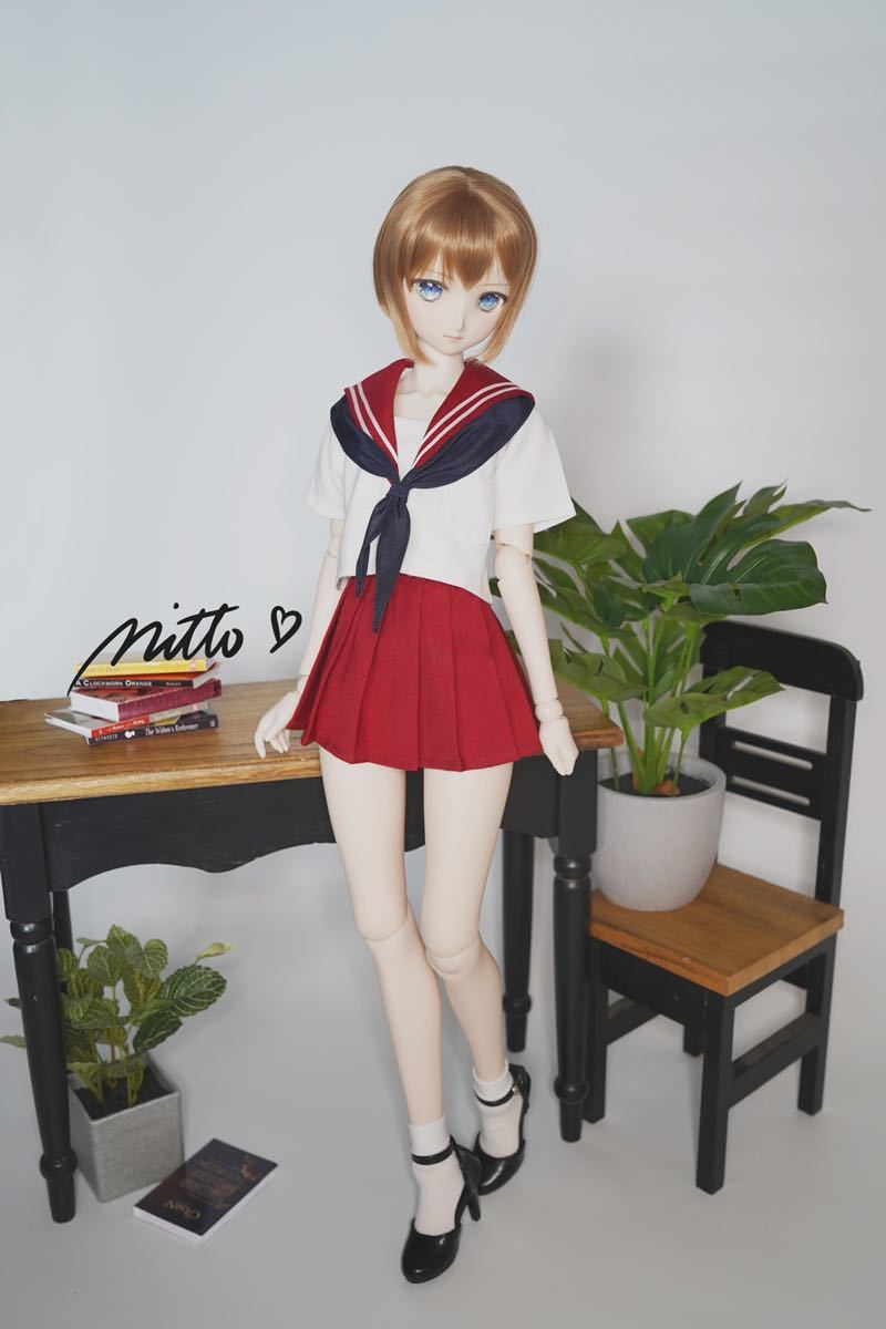 BJDドール用衣装セット DD/SDGR/SD10サイズ通用 全5色 球体関節人形 セーラー服 制服 doll