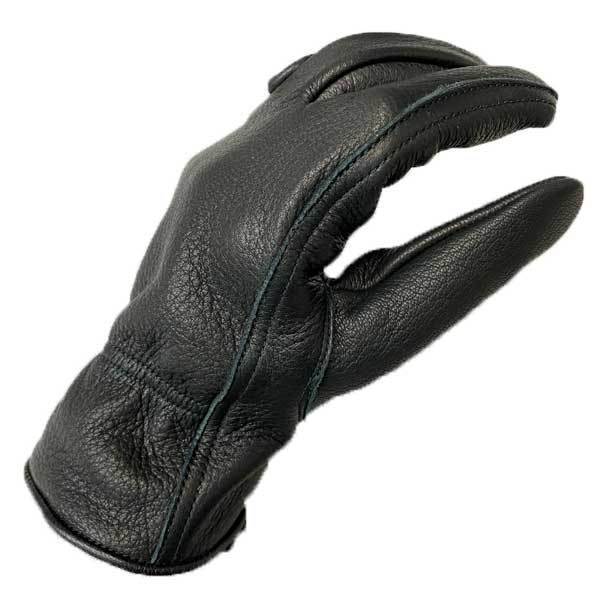 モトフィールド MFG-325 Deer Leather Gloves LLサイズ ブラック 鹿革グローブ_画像1