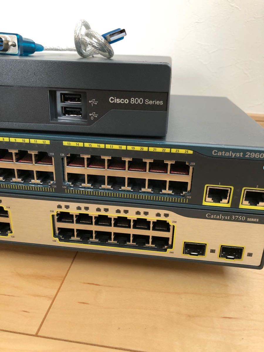 カメラ 2台セットCisco892J、L2スイッチ2960の通販 by ys1980211's
