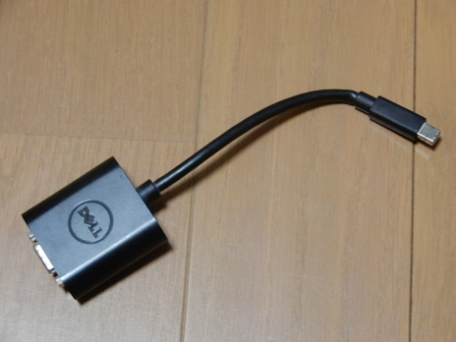 ●USED Dell変換アダプタ・コネクタ DP1.1a Mini DisplayPort - VGAアダプタ デル/ノートPC/D-Sub/MiniDP-VGA/パソコン_画像1
