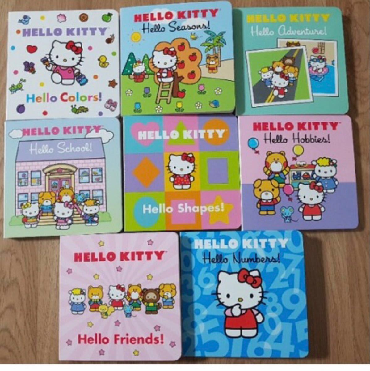 【SALE】Hello Kitty ハローキティ　ボードブック　英語絵本　8冊