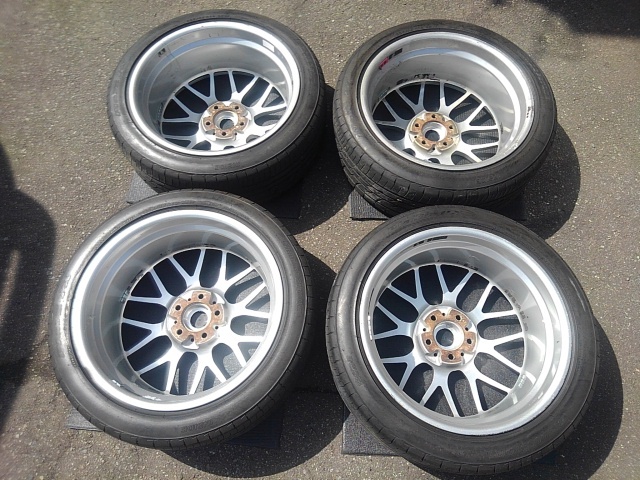 ☆BBS 鍛造 FORGED RG-R RG738Ｈ+RG789 225/45R18 7.5J 5H/PCD114.3 インセット+45/+56 夏タイヤ付ホイールセット ヴェゼル等に☆_画像2