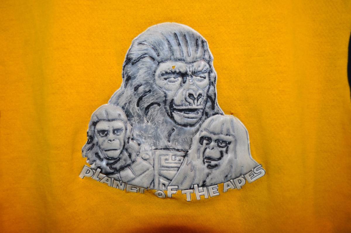  б/у 80 годы PLANET OF THE APES planet ob The Ape Planet of the Apes футболка 